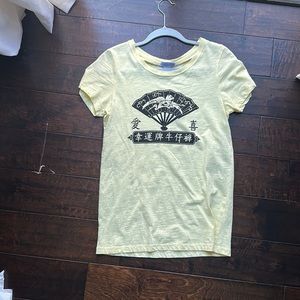 Lucky brand tshirt yellow